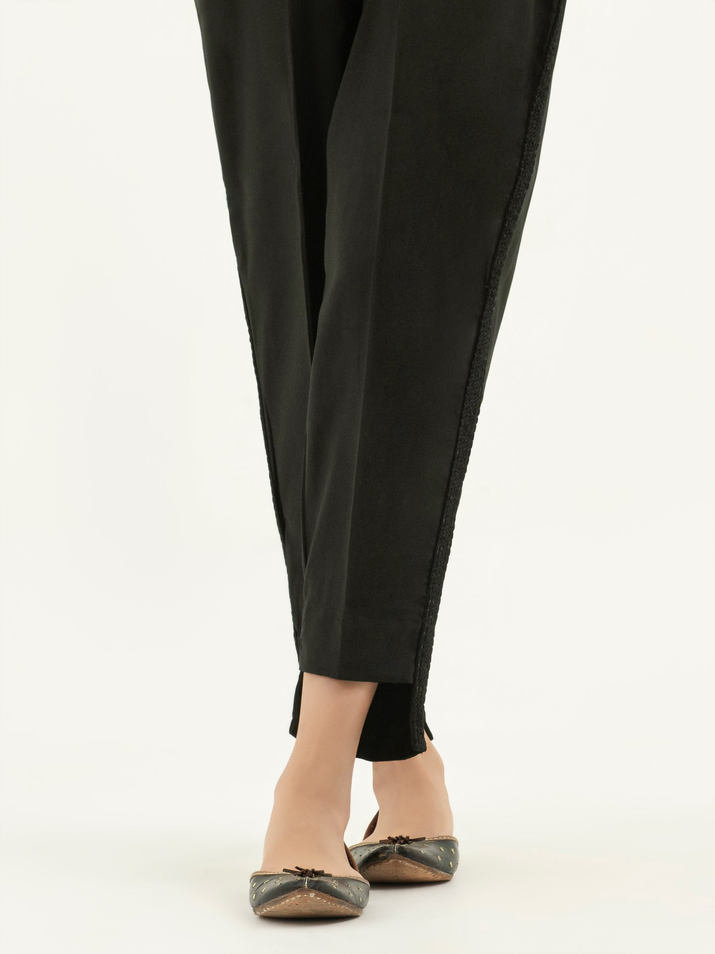 Winter Cotton Trousers-Embroidered (Pret)
