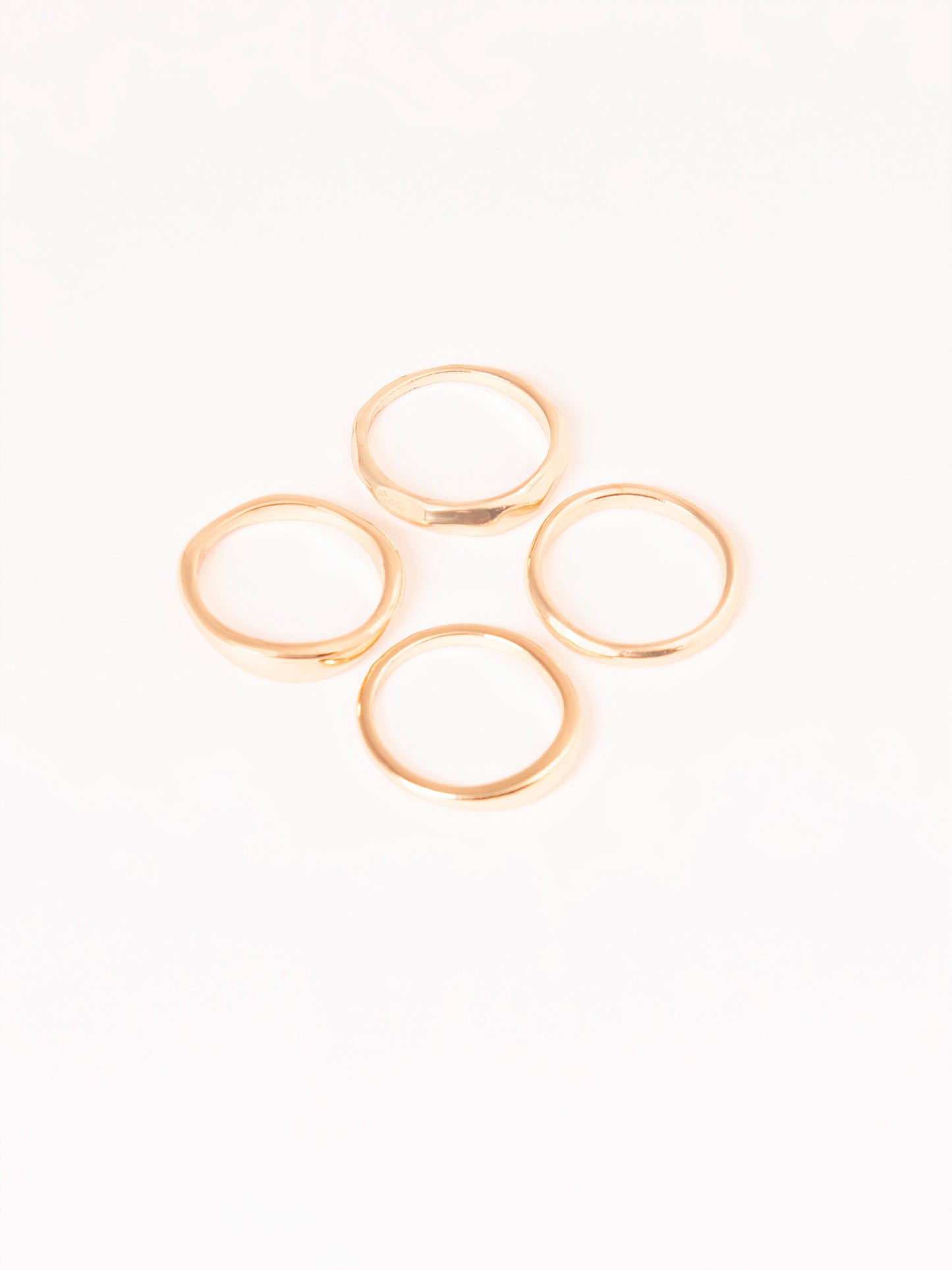 Metallic Ring Set