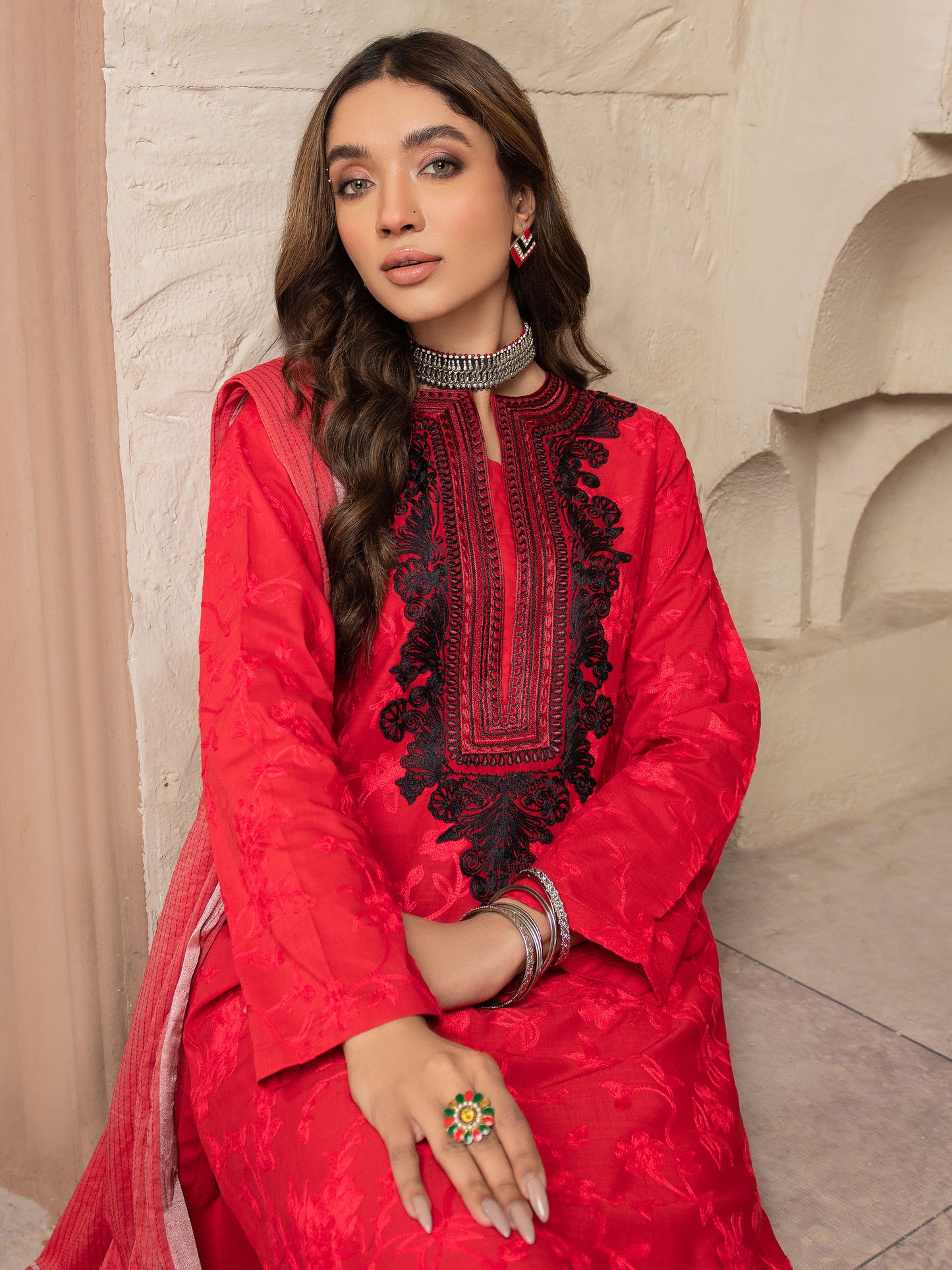 2 Piece Lawn Suit-Embroidered (Unstitched)