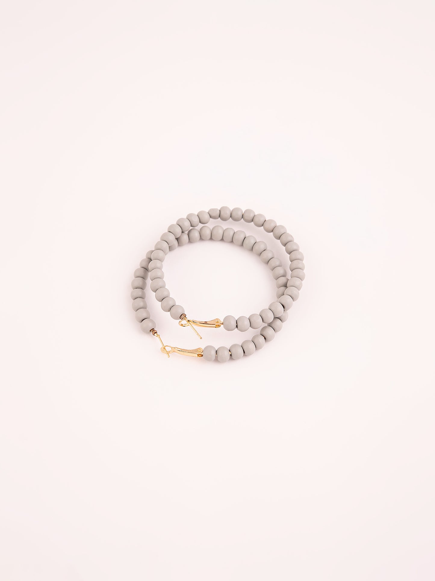 Beaded Hoop Earrings