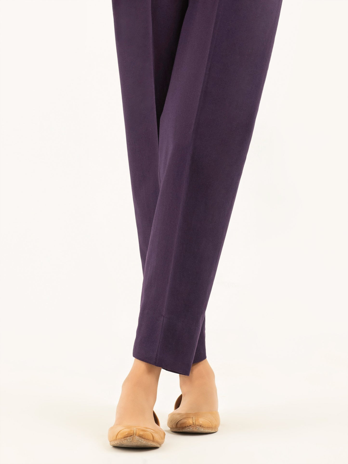 Dyed Khaddar Trousers(Pret)