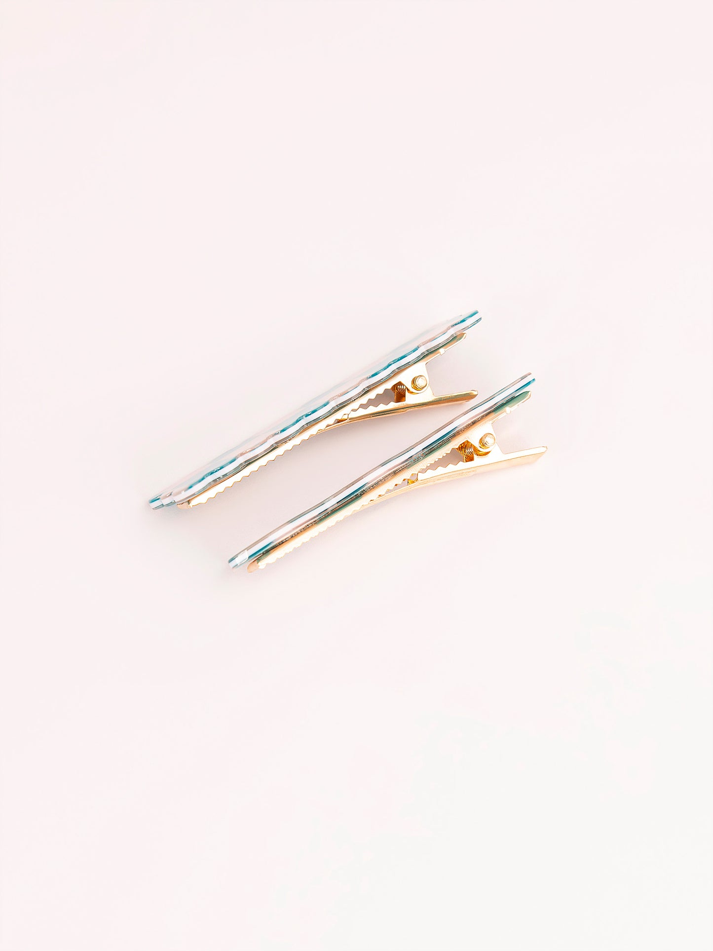 Checkered Snap Clip Set