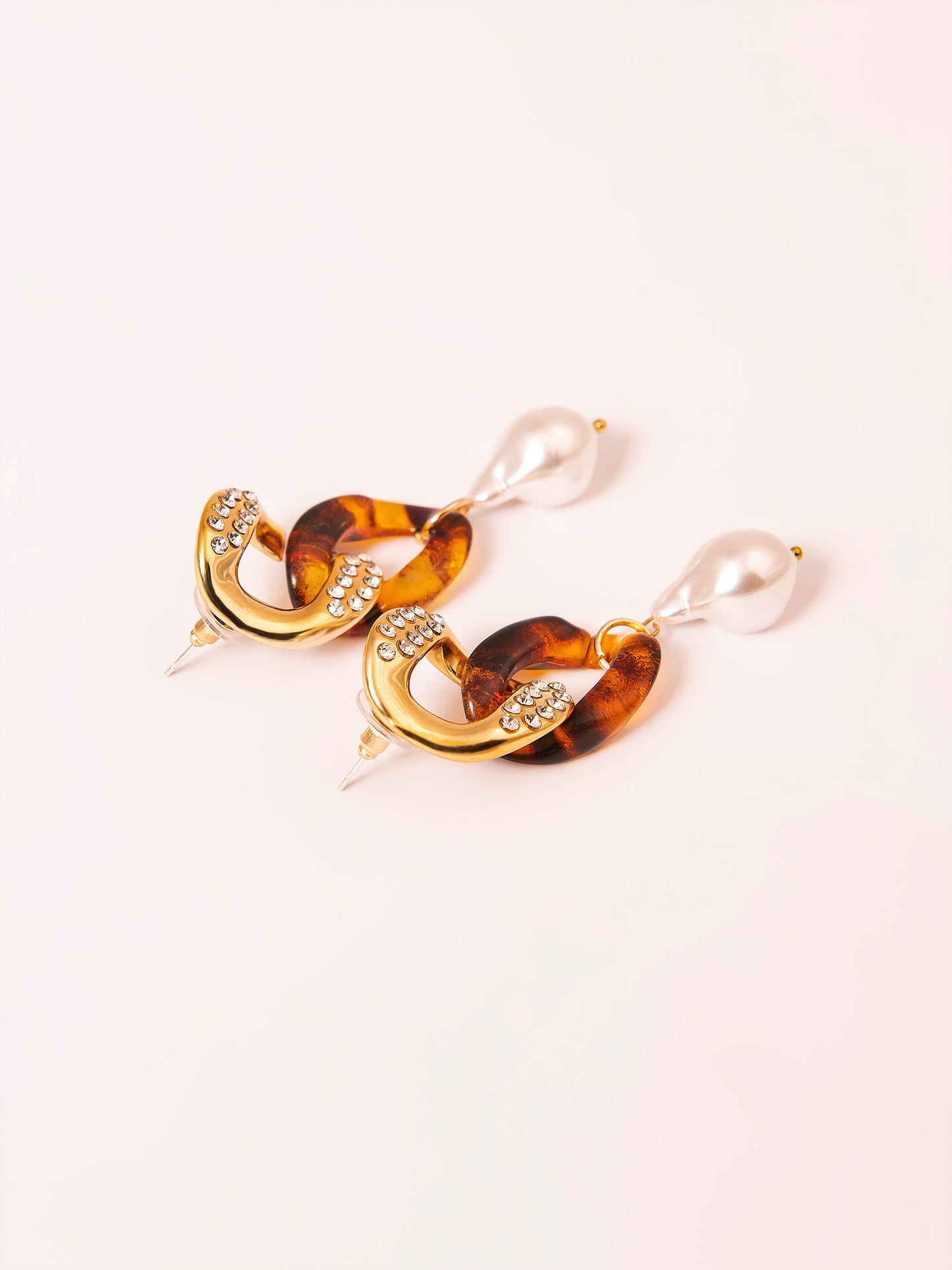 Embellished Chain Earrings