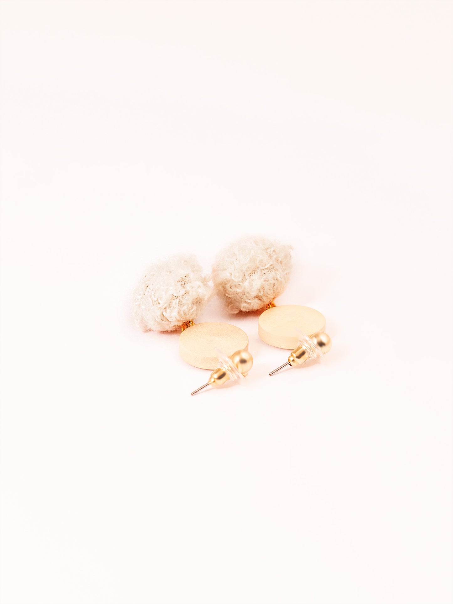 Pompom Drop Earrings