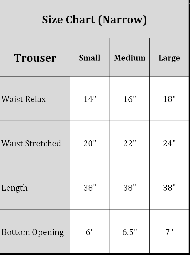 Plain Winter Cotton Trouser