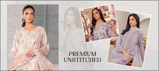 Premium Embroidered Dresses | Unstitched Embroidered Suits For Women By Limelight