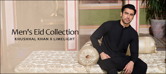 Men Shalwar Kameez With Khushhal Khan By Limelight