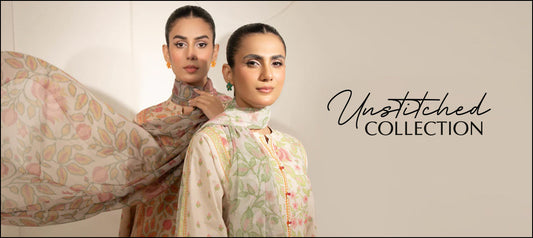Unstitched Lawn Suits - Limelight