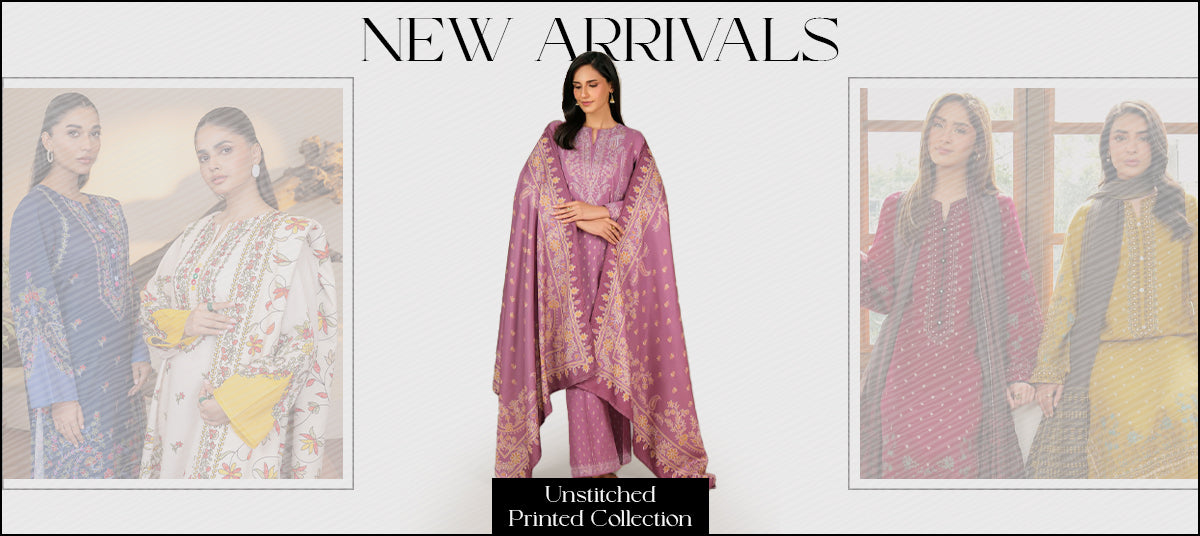 Unstitched Printed Suits For Women By Limelight