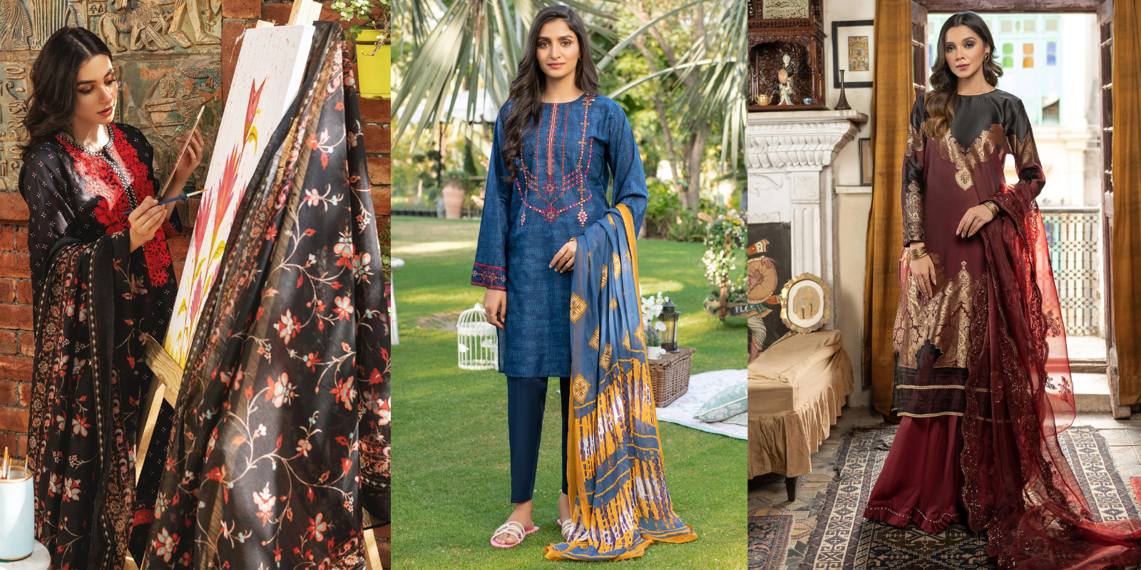 lawn unstitched 3-piece suit