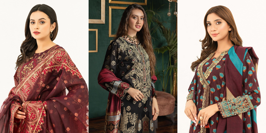 Look Unquestionably Stylish With Limelight Jacquard Pret Collection 2023