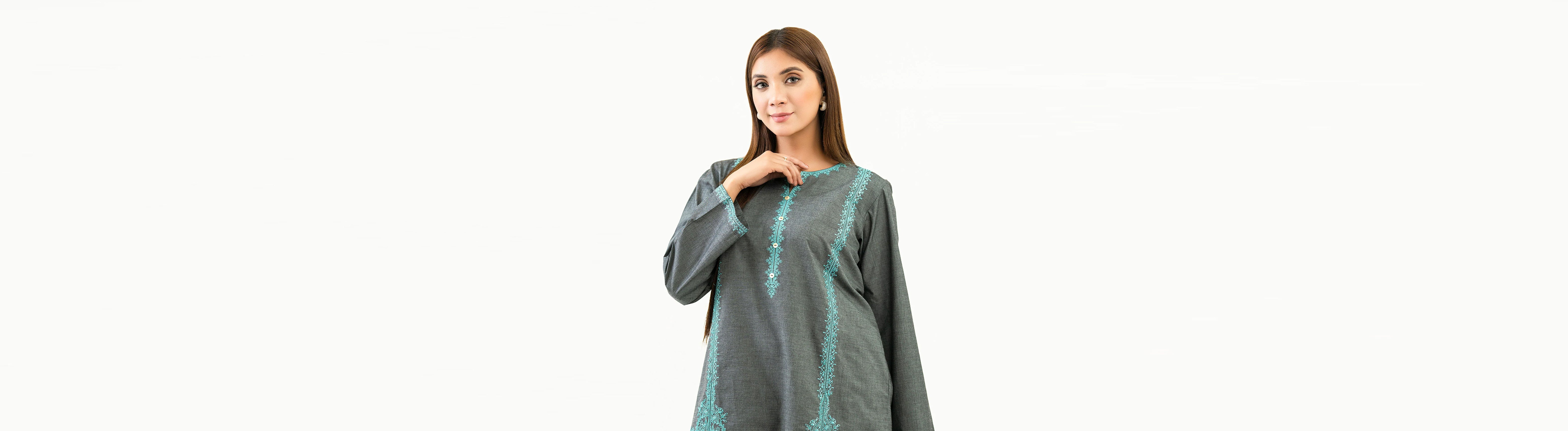 DAILY WEAR EMBROIDERED EASTERN TOP