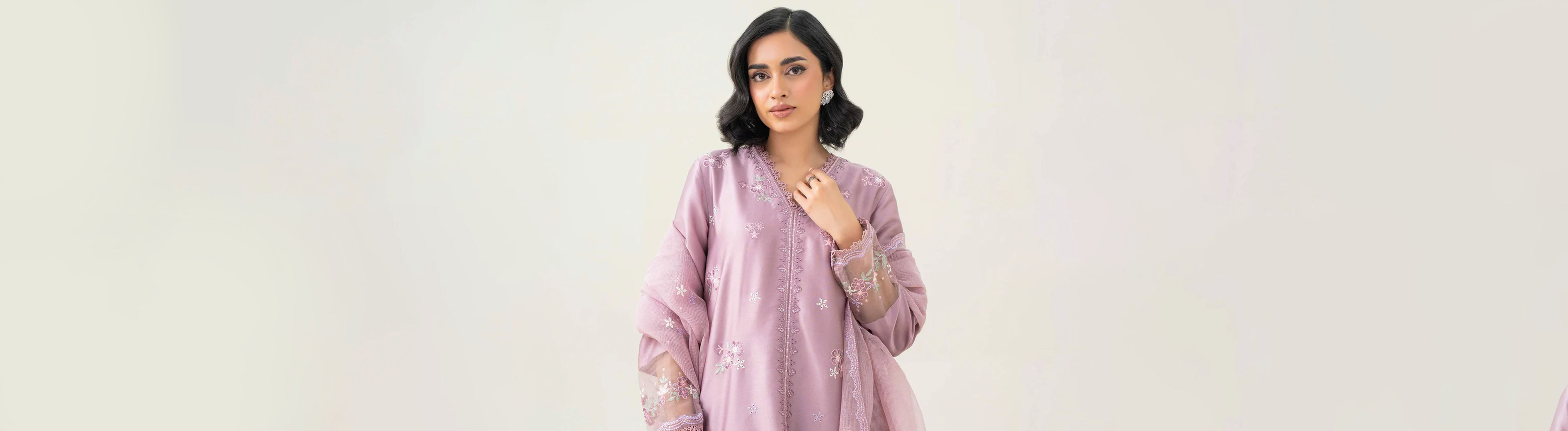 Embroidered 3 Piece Summer Suits '25