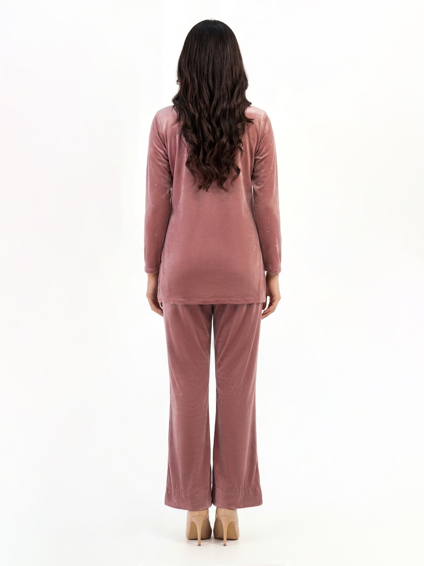 Velour Co-ord Set- Embellished