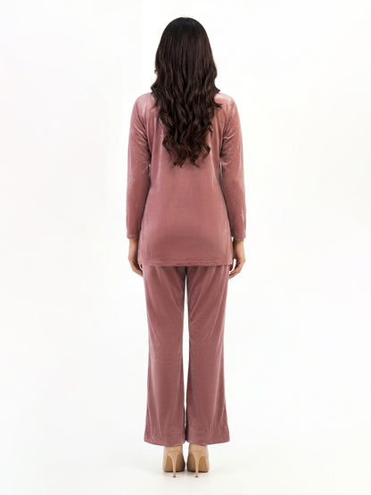 Velour Co-ord Set- Embellished
