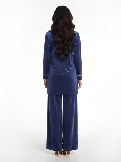 Velour Co-ord Set- Embellished