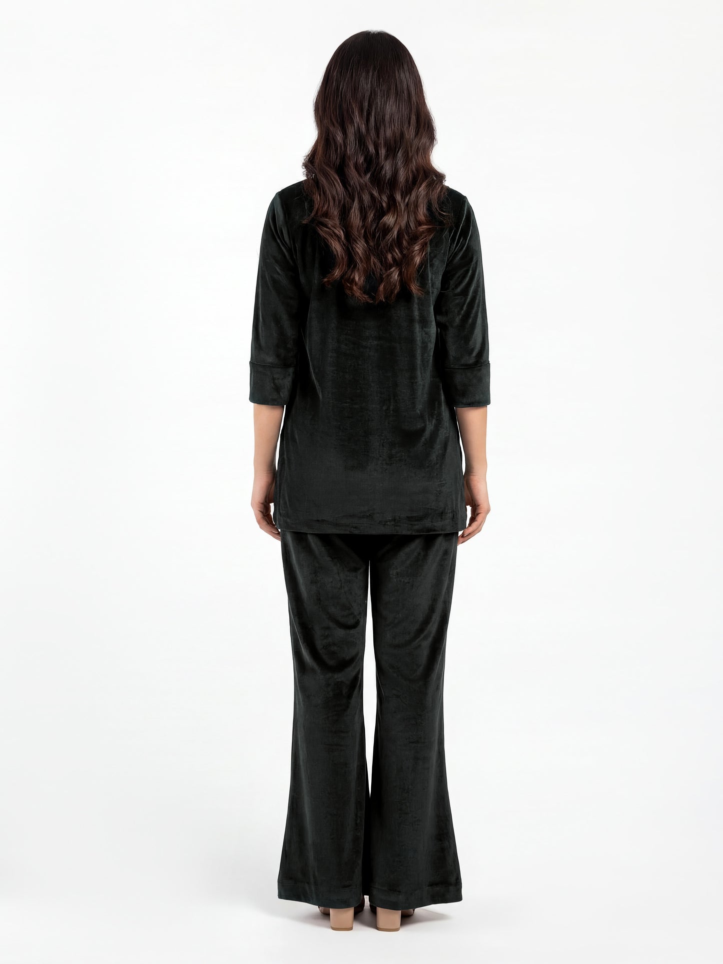 Velour Co-ord Set- Embellished