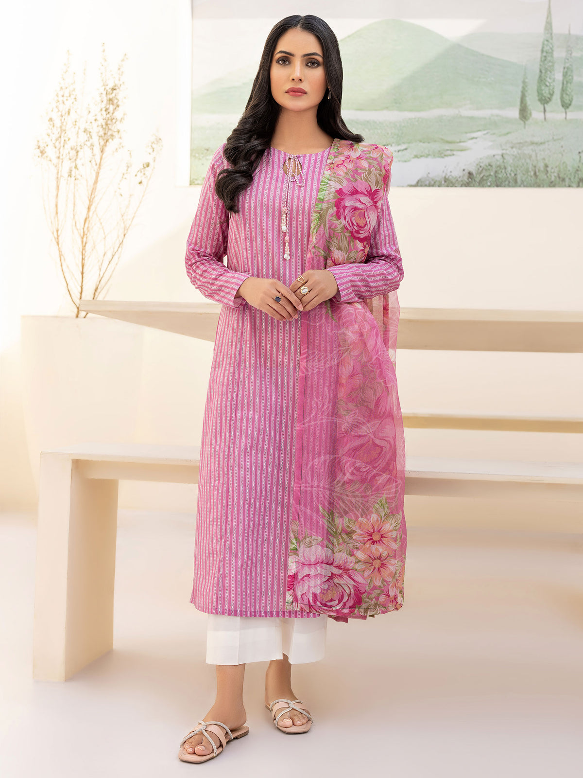 2 Piece Lawn Suit-Printed (Pret)