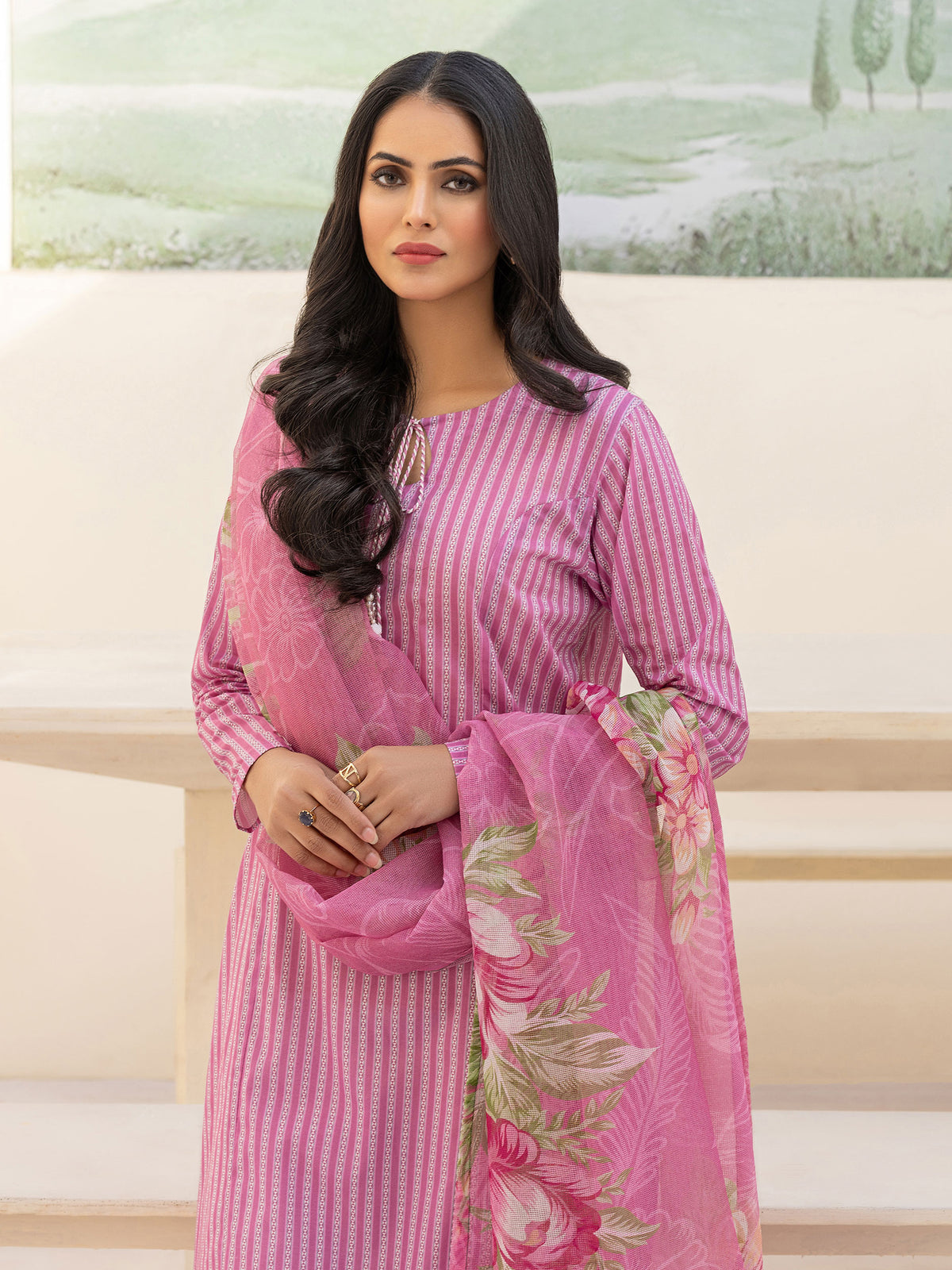 2 Piece Lawn Suit-Printed (Pret)