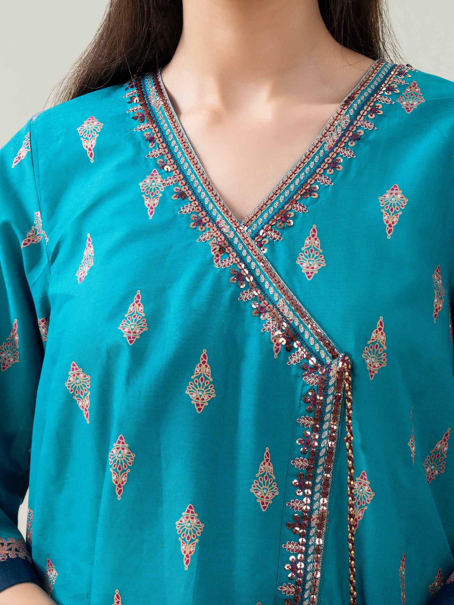 2 Piece Lawn Suit-Embroidered (Pret)