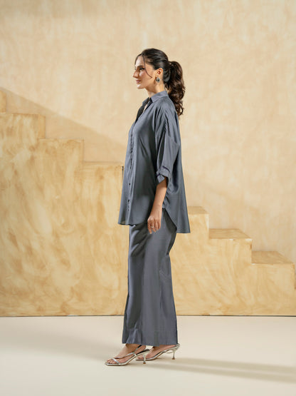 Silk Co-ord Set-Dyed (Pret)