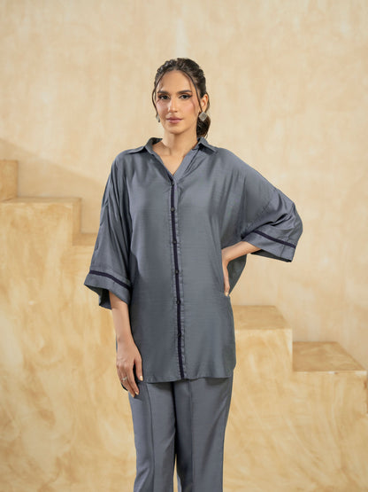 Silk Co-ord Set-Dyed (Pret)