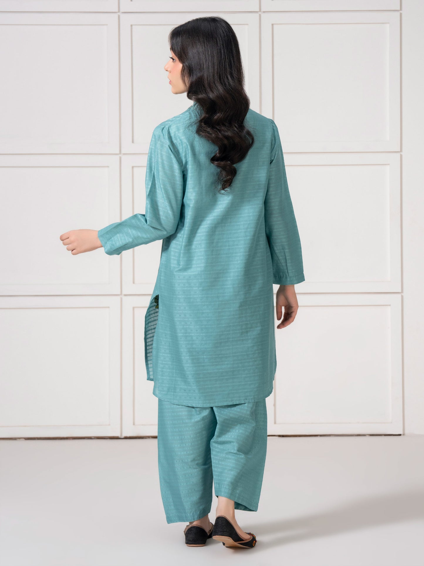 2 Piece Lawn Suit-Embroidered