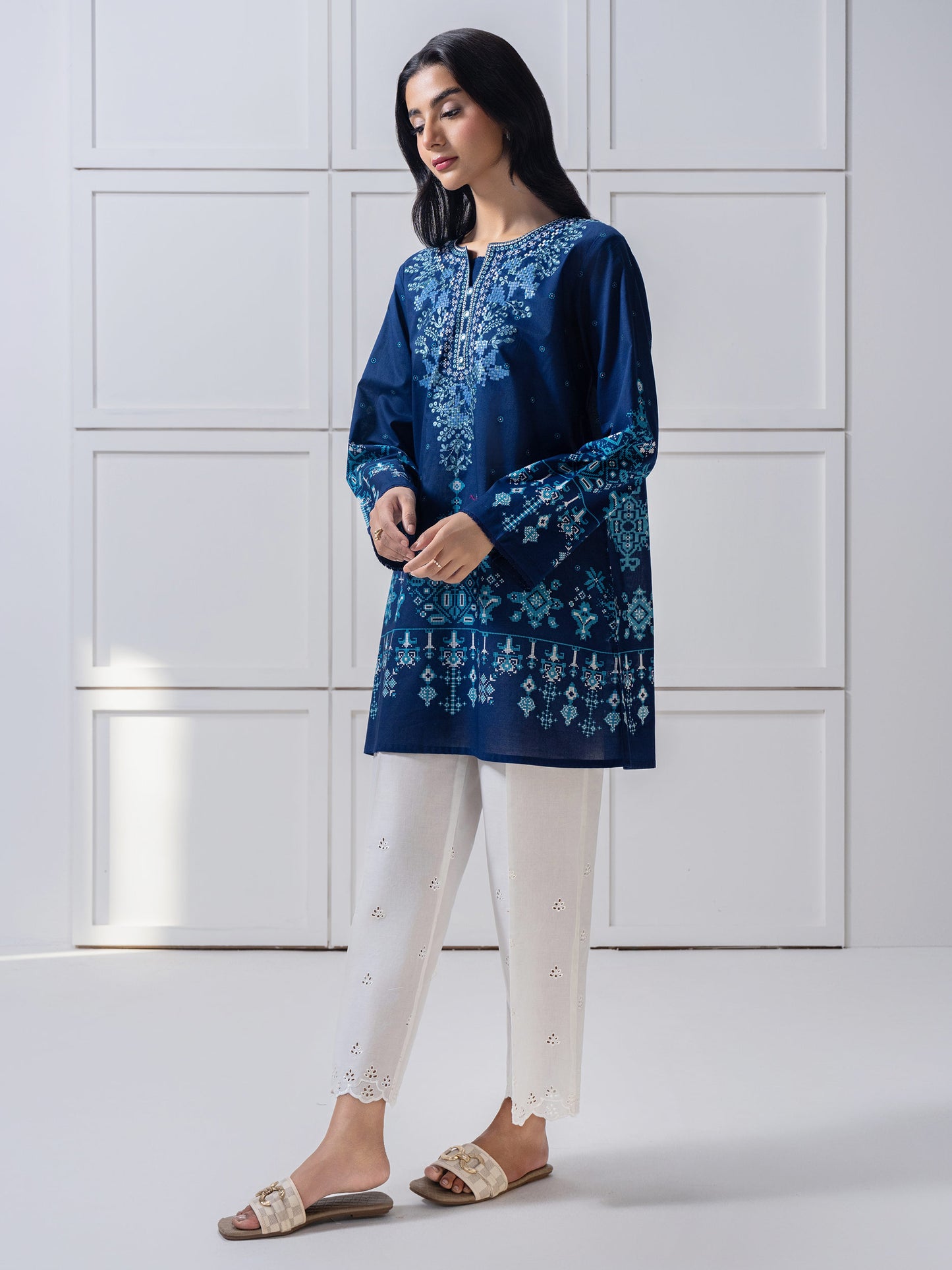 Lawn Kurti-Embroidered (Pret)