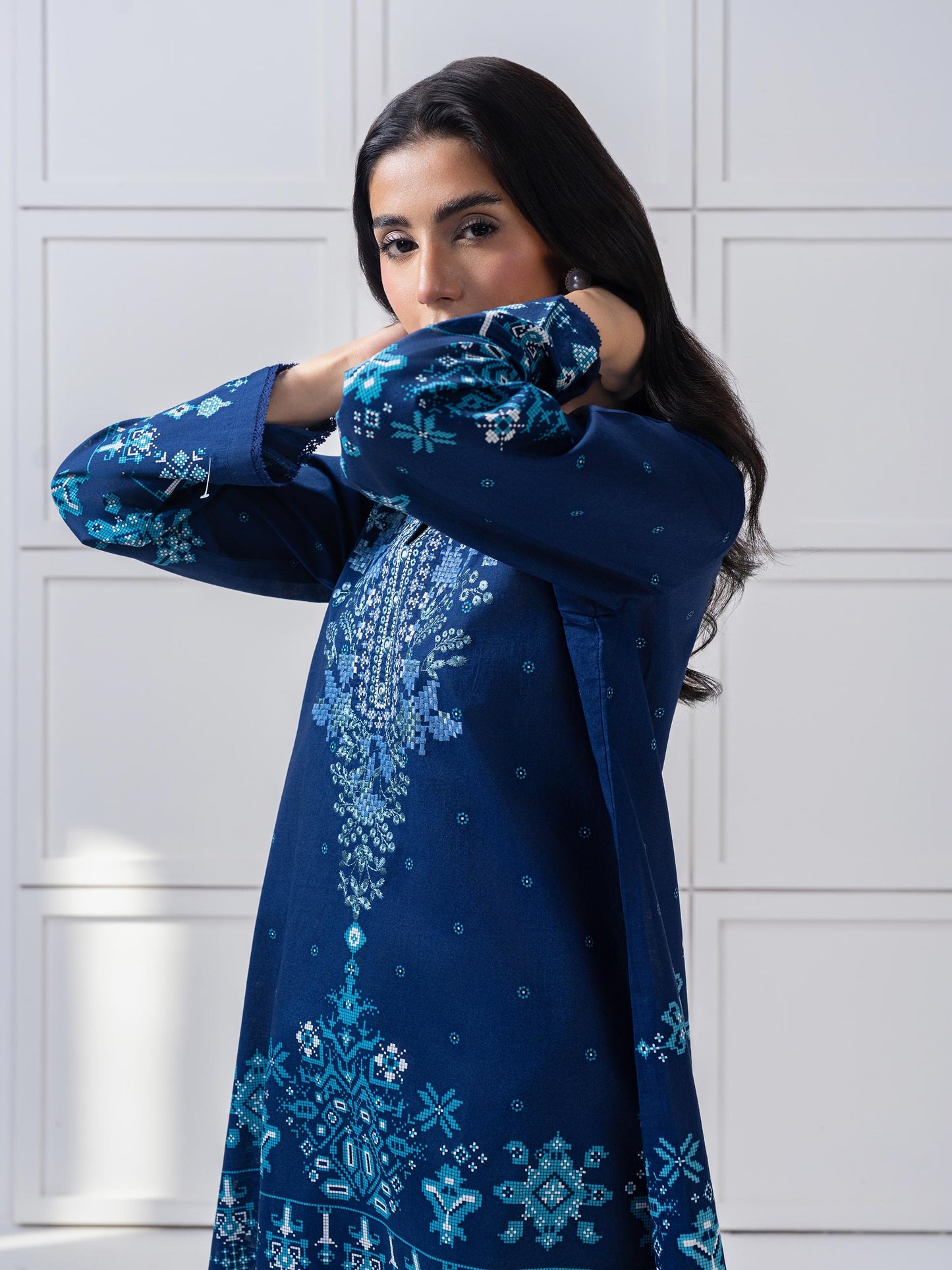 Lawn Kurti-Embroidered (Pret)