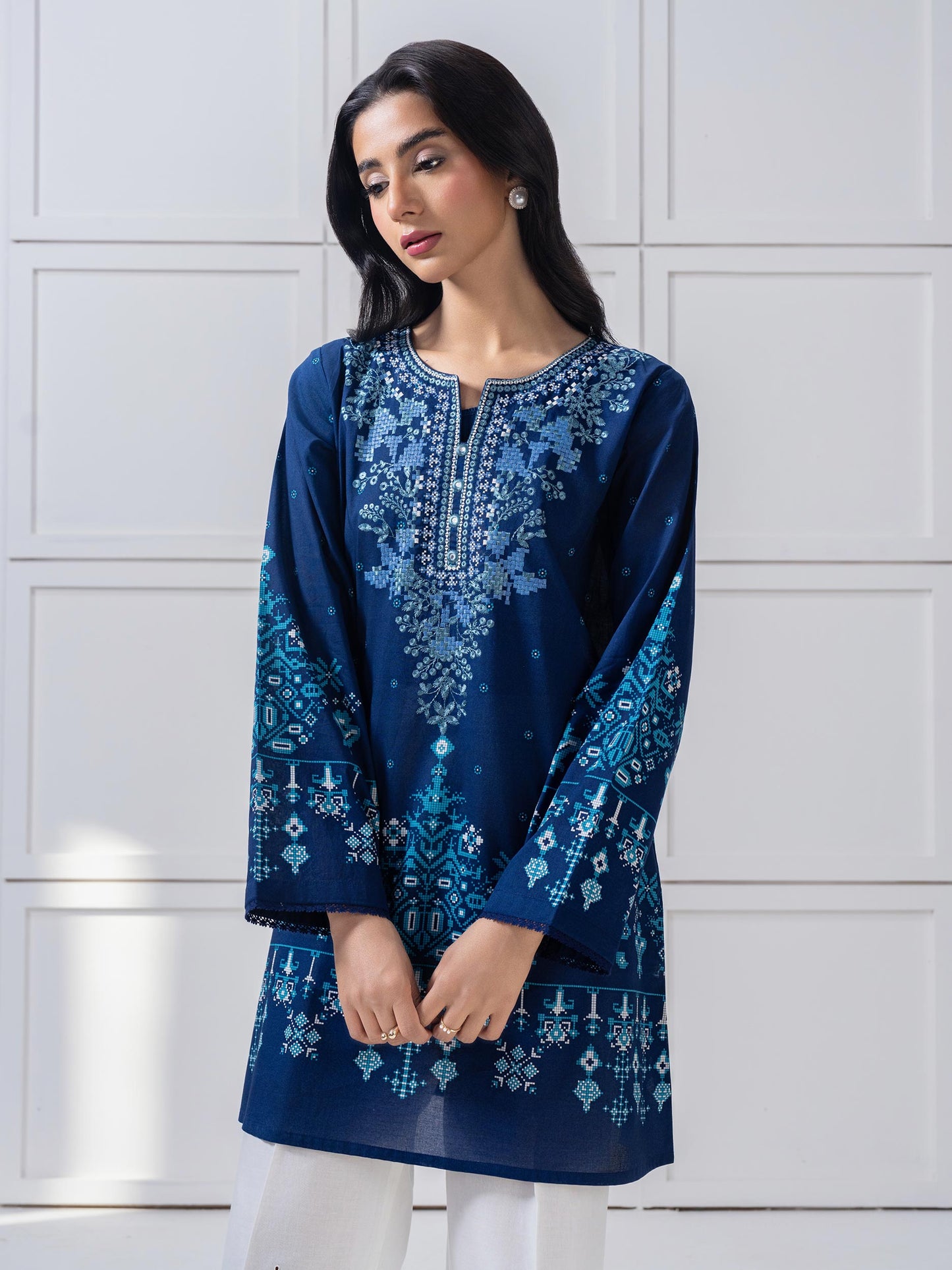 Lawn Kurti-Embroidered (Pret)