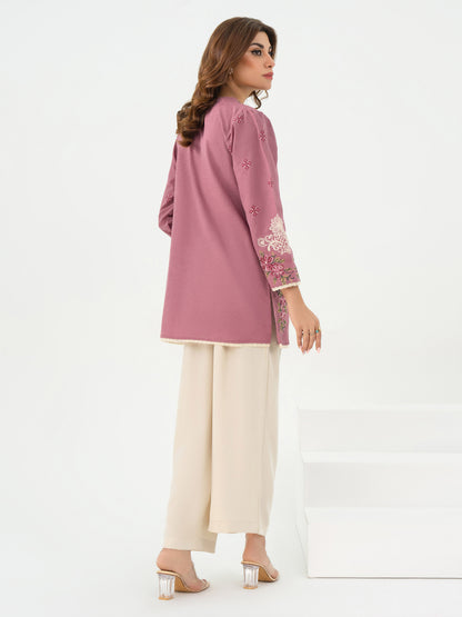 Khaddar Kurti-Embroidered (Pret)