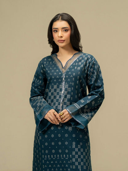 2 Piece Khaddar Suit-Embellished (Pret)
