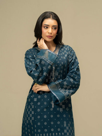 2 Piece Khaddar Suit-Embellished (Pret)
