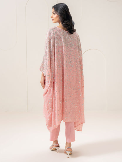 2 Piece Chiffon Suit-Embellished (Pret)