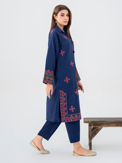 2 Piece Khaddar Suit-Embroidered (Pret)