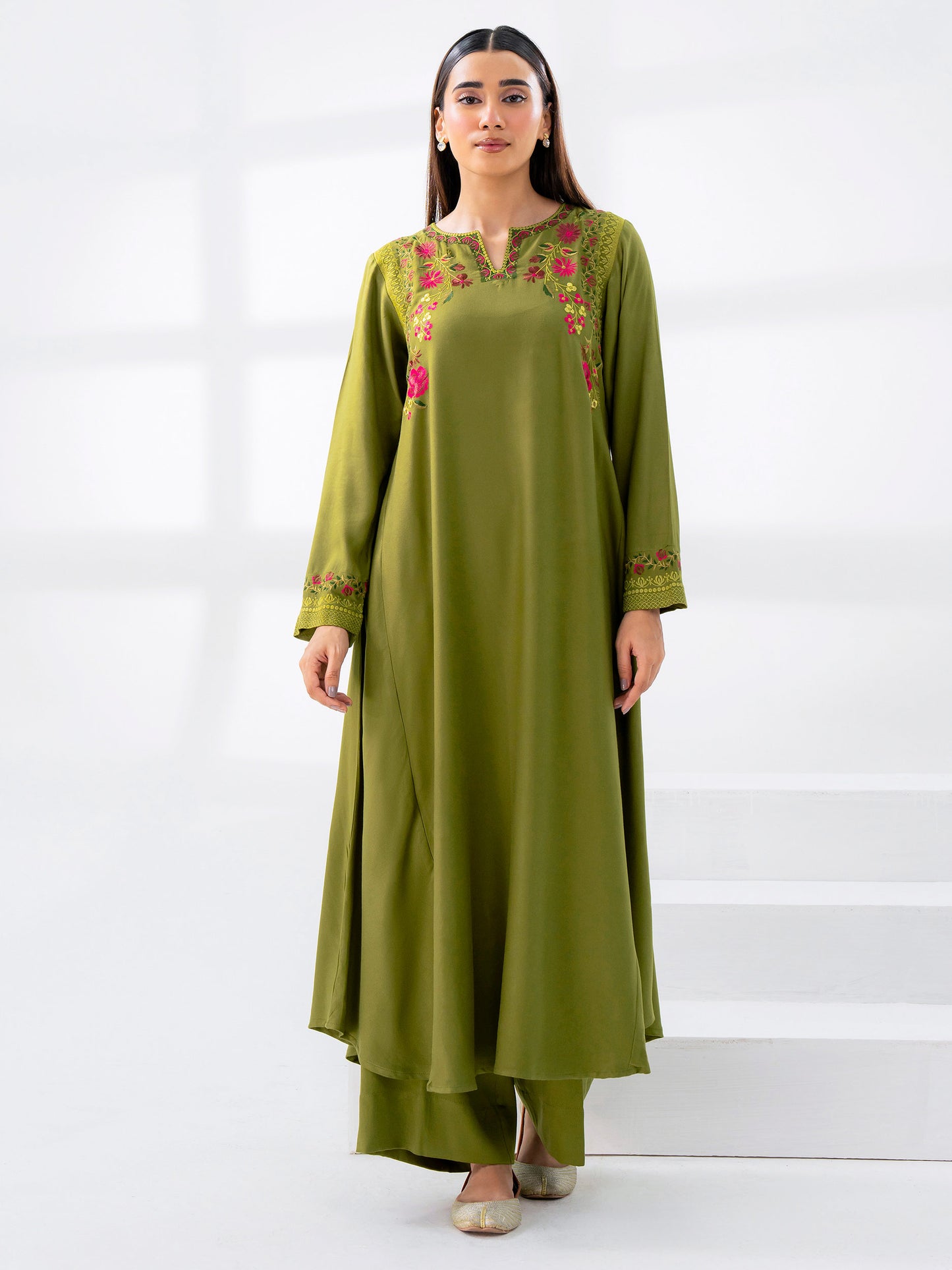 2 Piece Marina Suit-Embroidered (Pret)