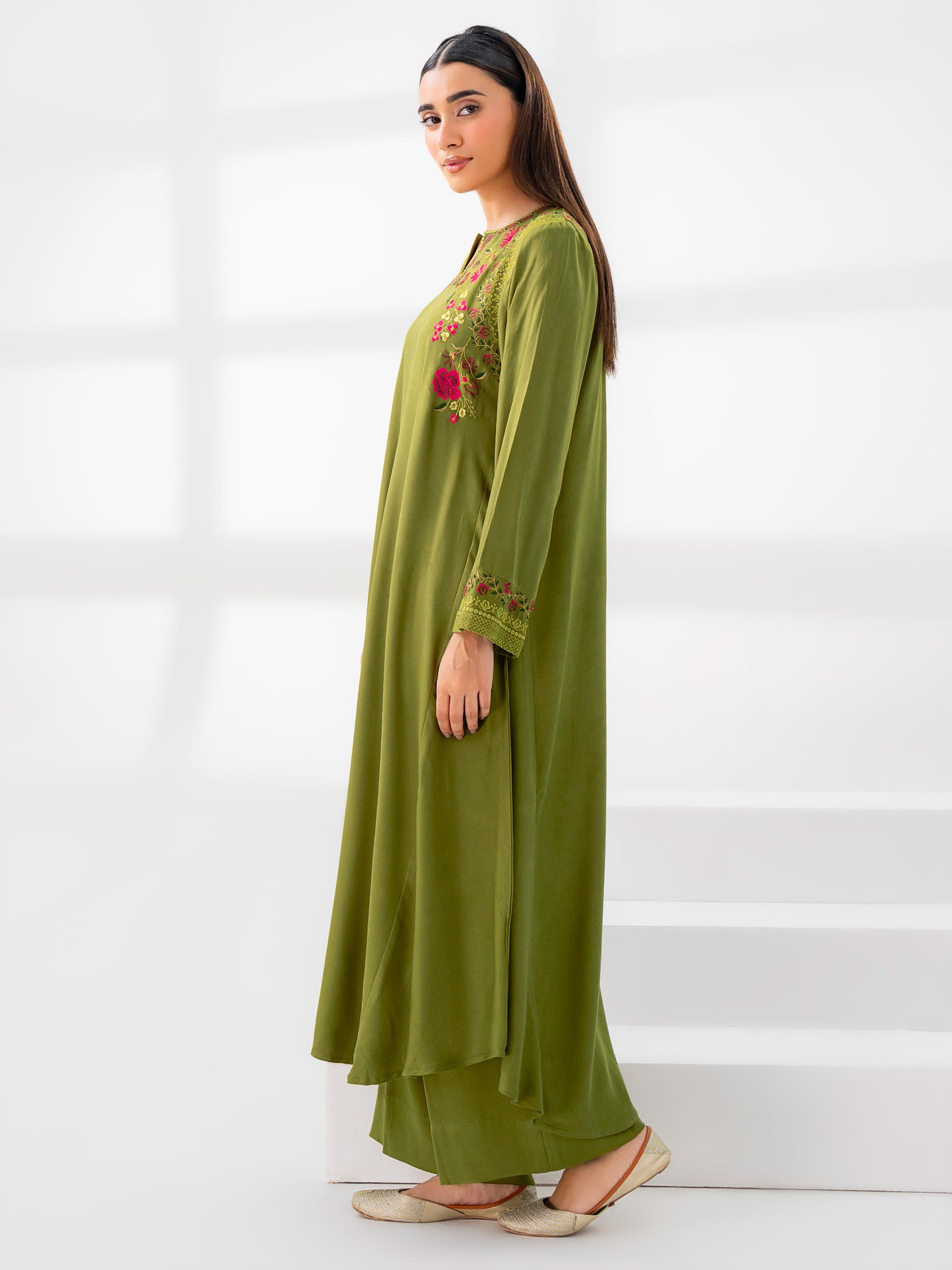 2 Piece Marina Suit-Embroidered (Pret)