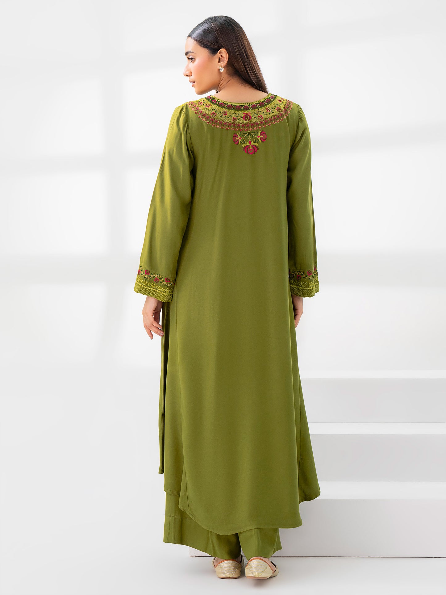 2 Piece Marina Suit-Embroidered (Pret)