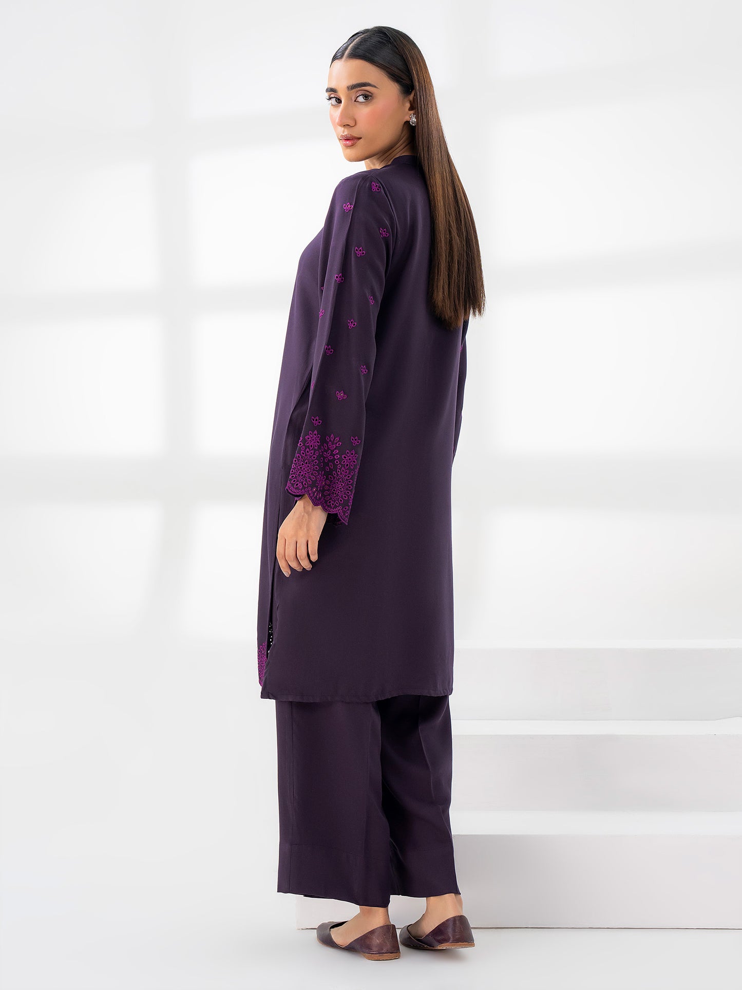 2 Piece Marina Suit-Embroidered (Pret)
