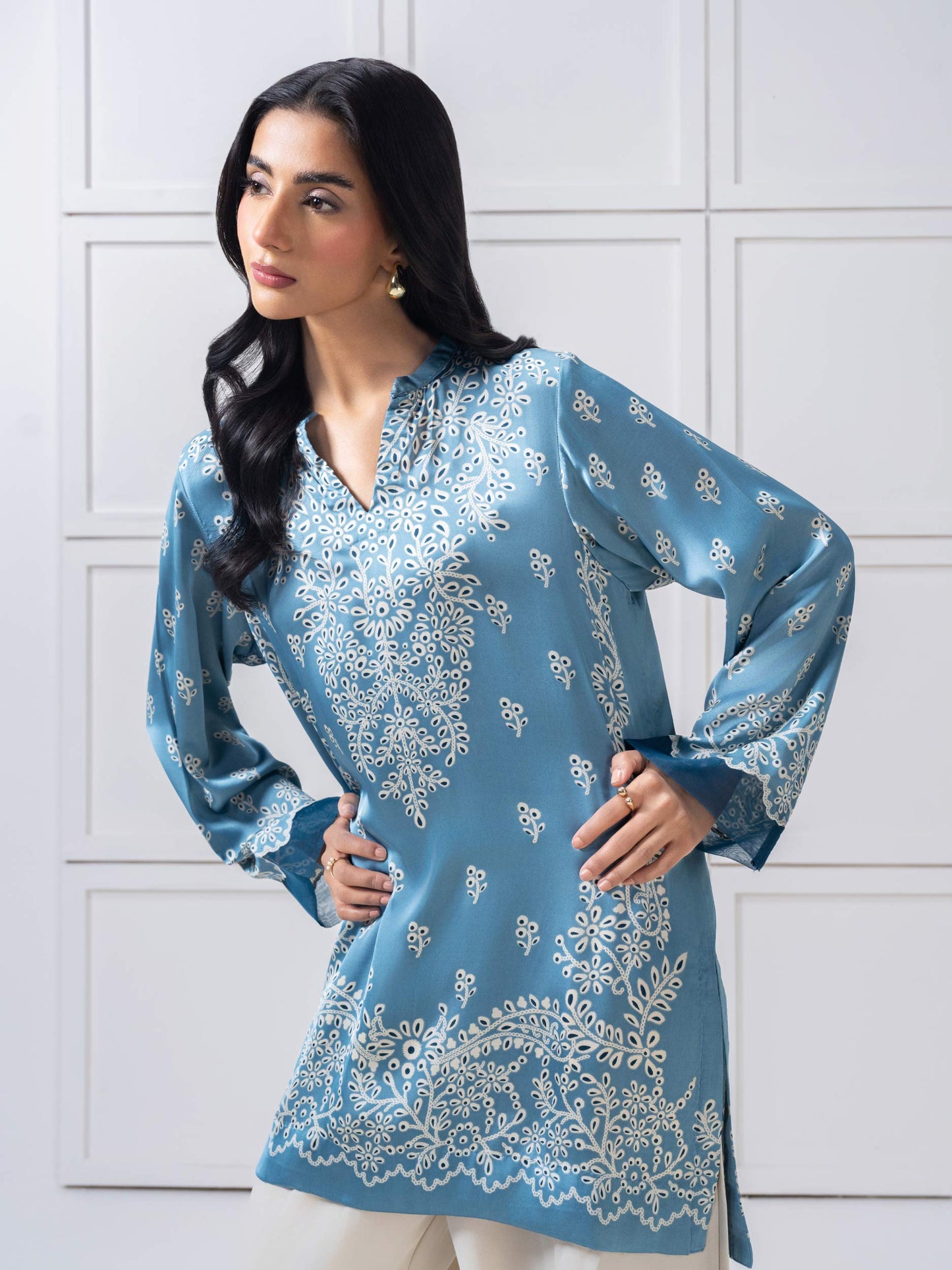 Silk Top-Printed (Pret)