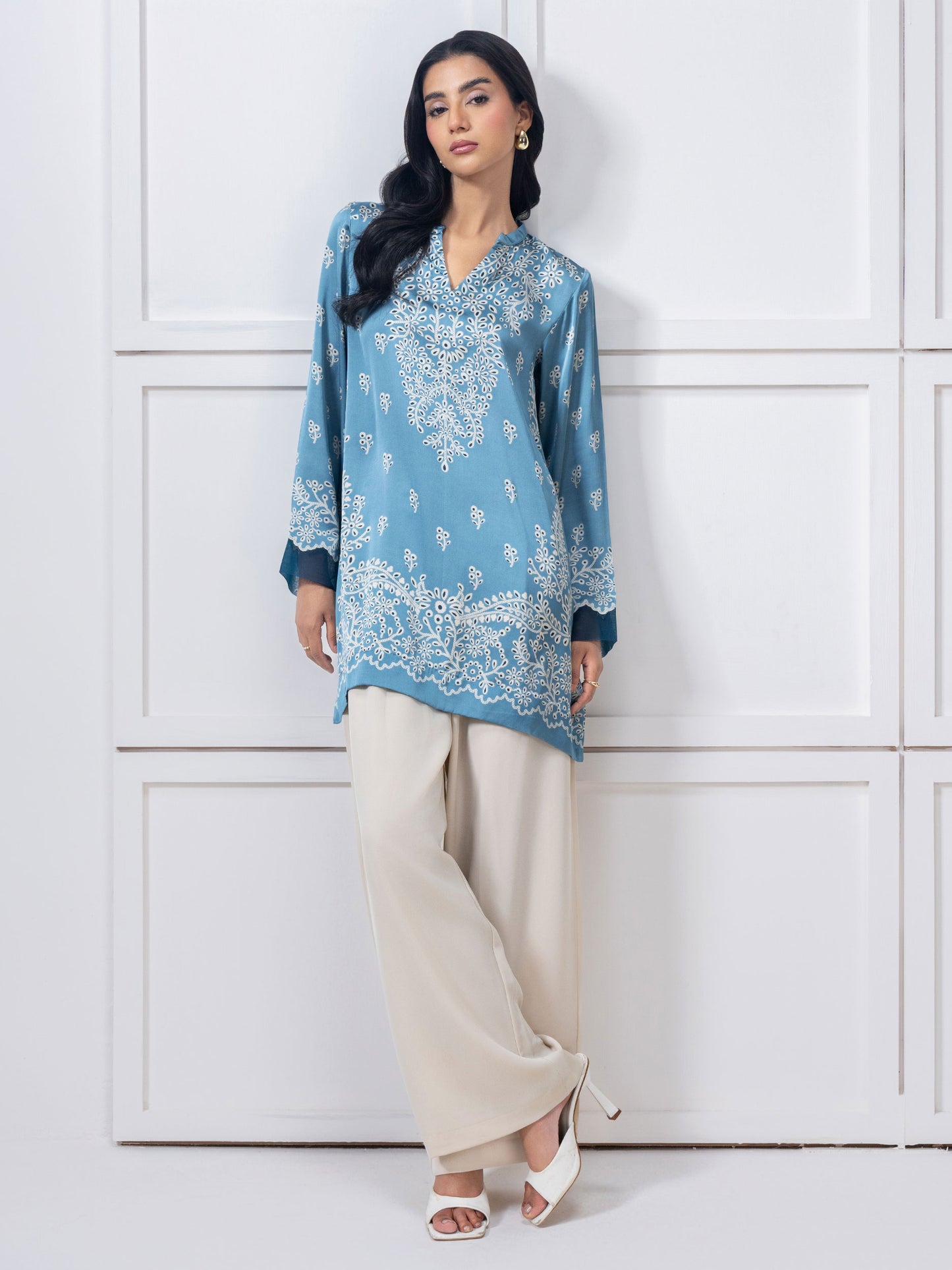 Silk Top-Printed (Pret)