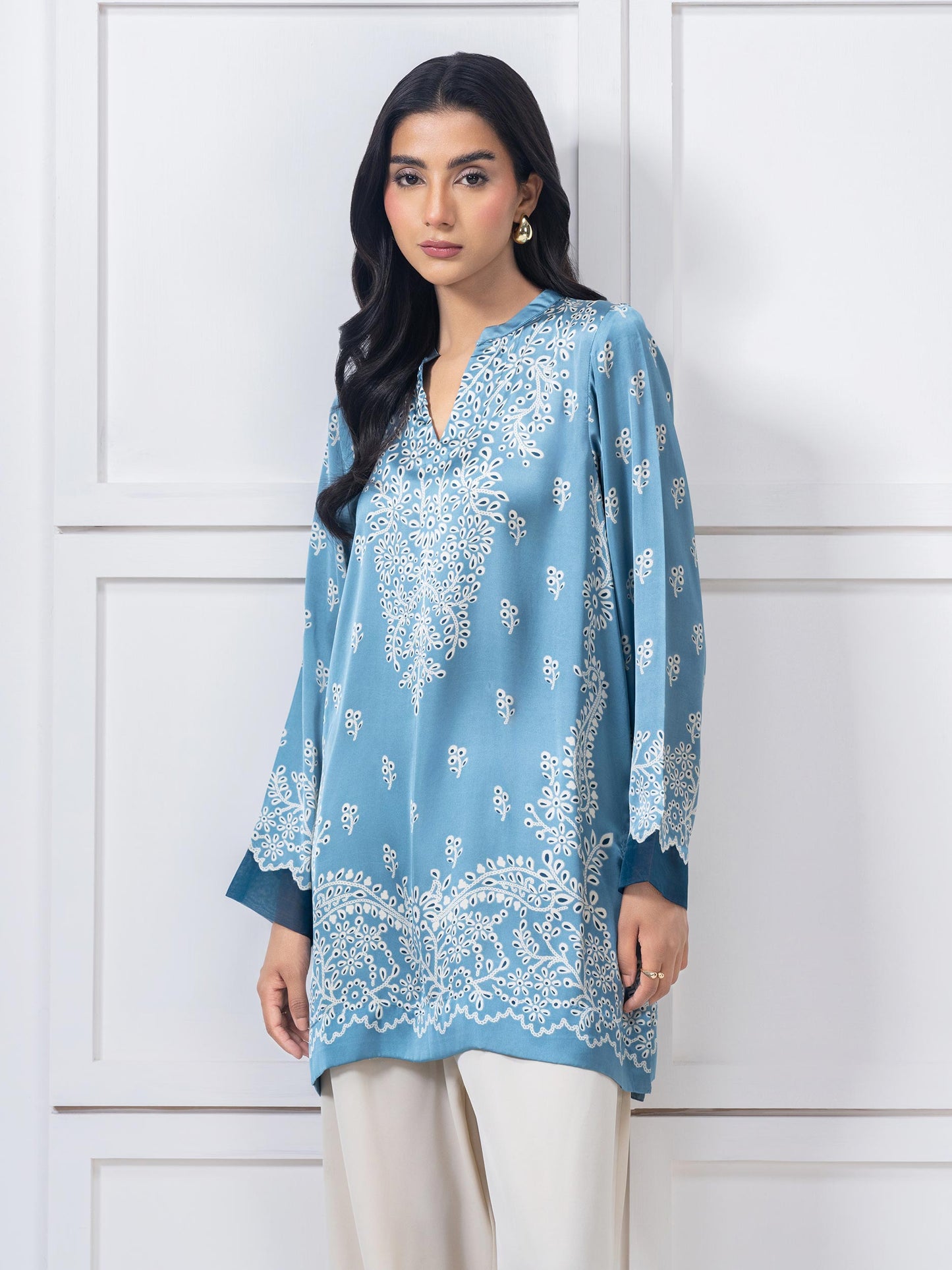 Silk Top-Printed (Pret)