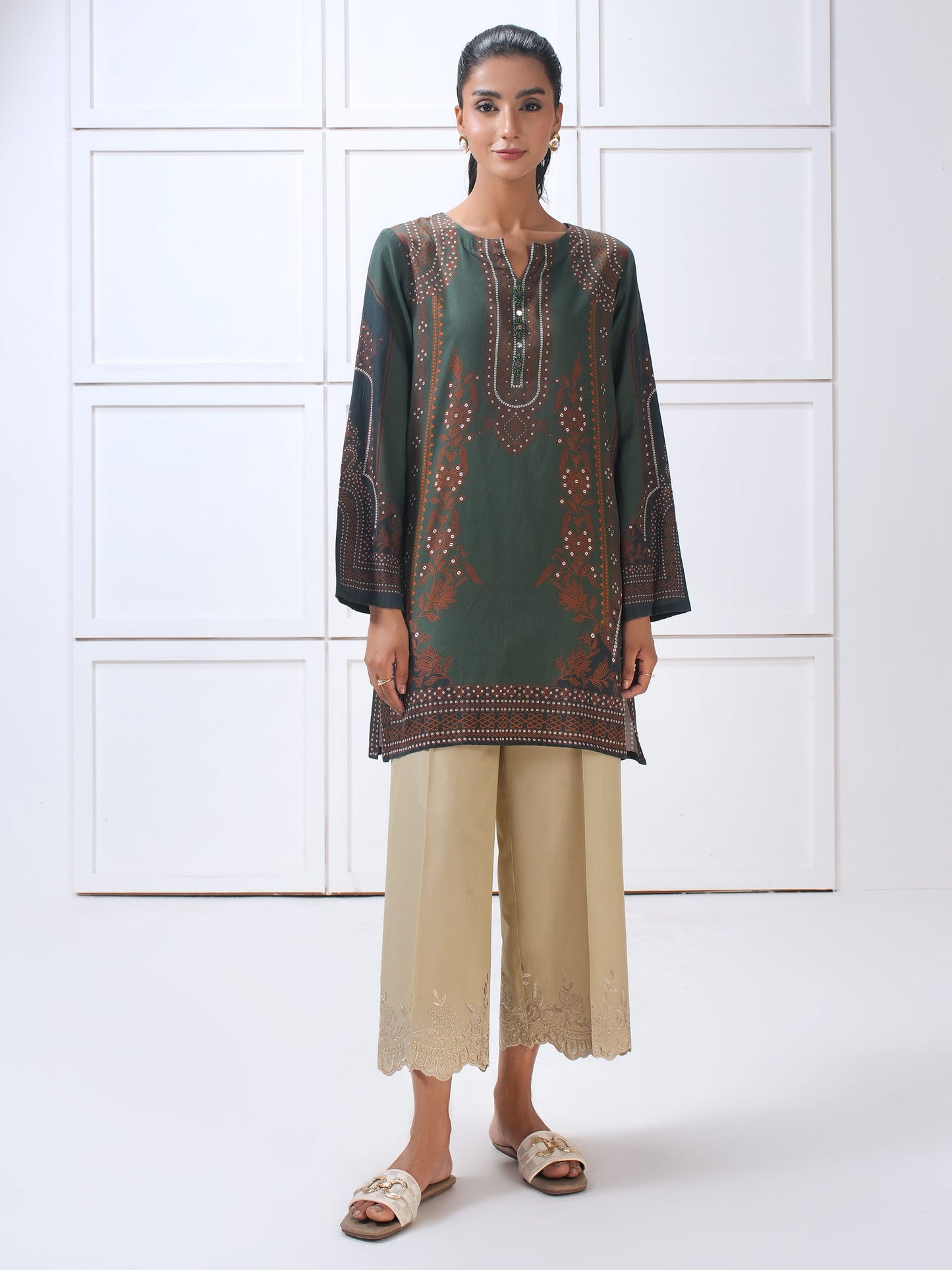 Silk Kurti-Printed (Pret)