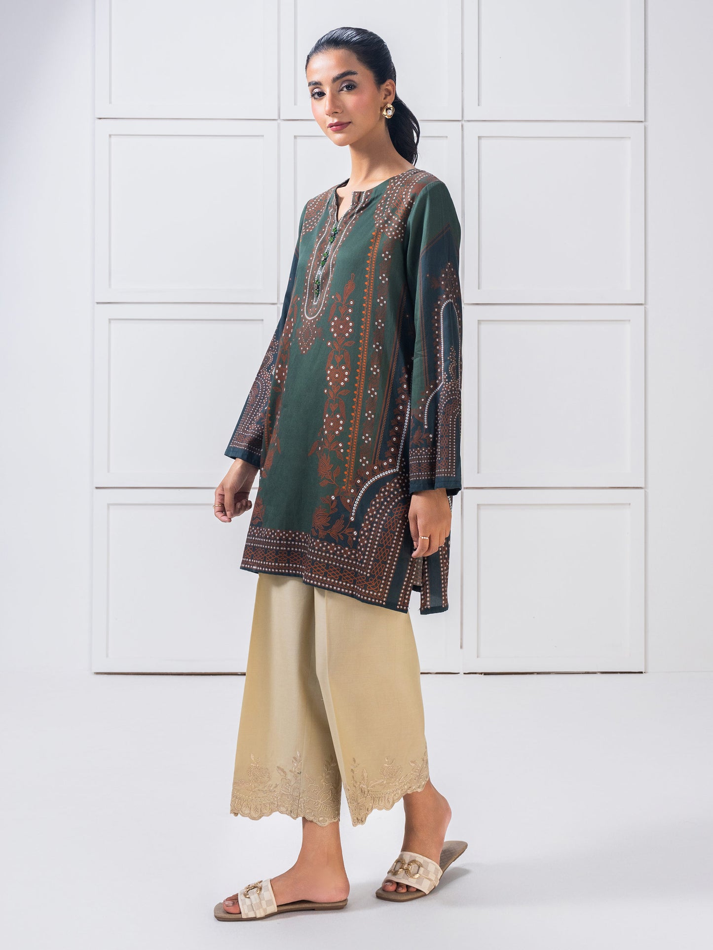 Silk Kurti-Printed (Pret)
