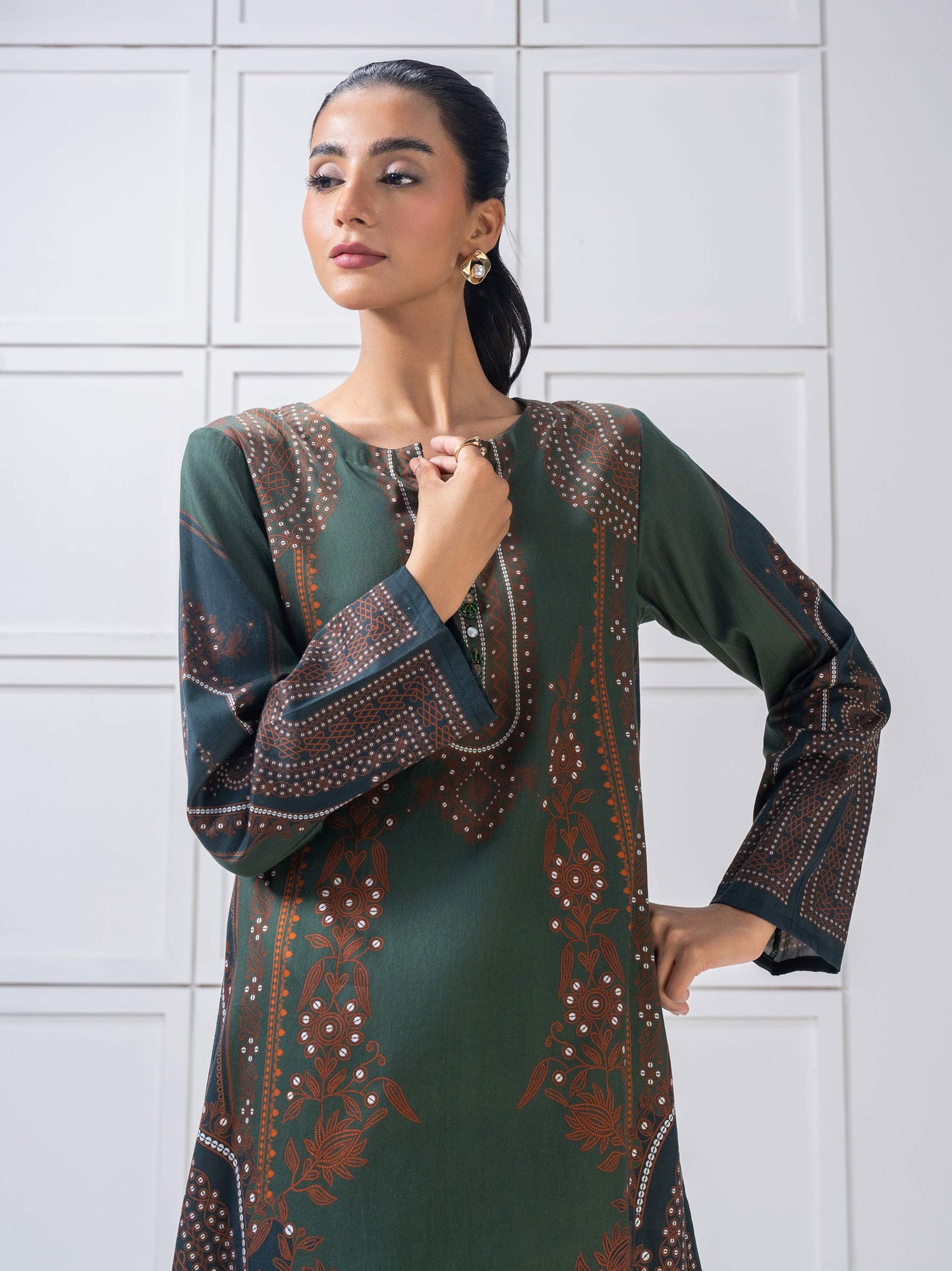 Silk Kurti-Printed (Pret)