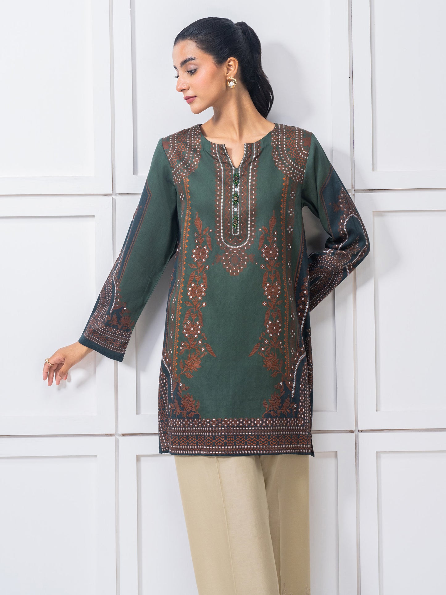 Silk Kurti-Printed (Pret)
