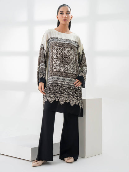 Silk Shirt-Printed (Pret)