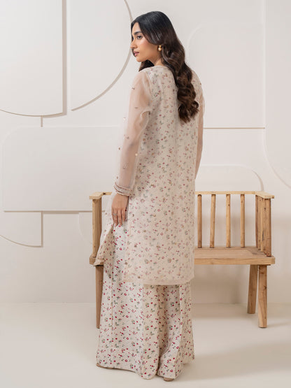 2 Piece Silk Suit-Embroidered (Pret)