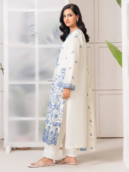 3 Piece Lawn Suit-Embroidered (Pret)