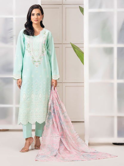 3 Piece Lawn Suit-Embroidered (Pret)